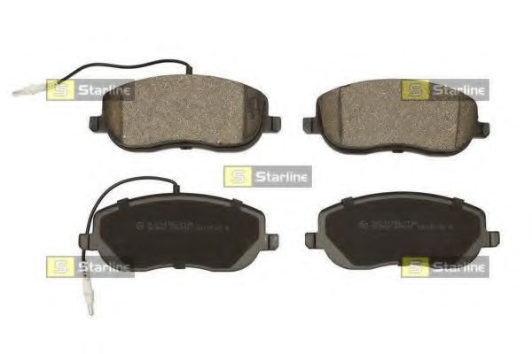 STARLINE BDS438 Тормозные колодки STARLINE для FIAT
