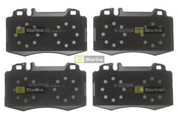 STARLINE BDS699 Тормозные колодки STARLINE для MERCEDES-BENZ