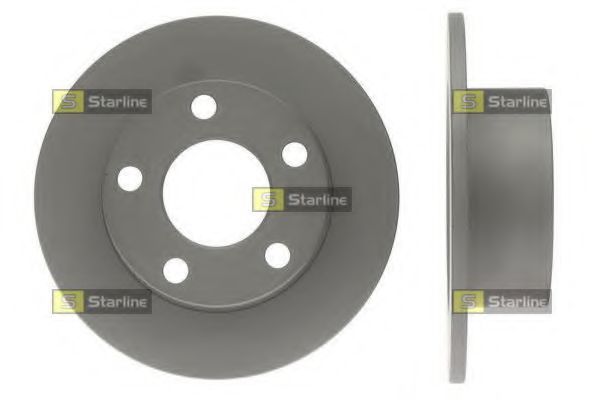 STARLINE PB1067C Тормозные диски STARLINE для SKODA