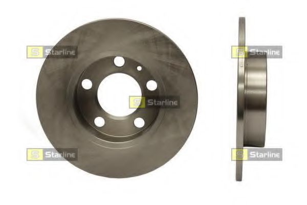 STARLINE PB1243 Тормозные диски STARLINE для SKODA