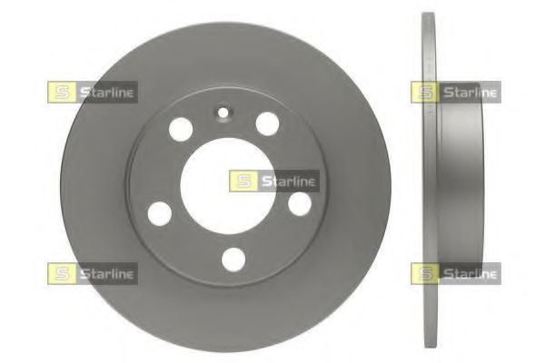 STARLINE PB1243C Тормозные диски STARLINE для SKODA