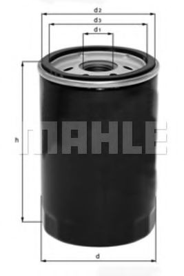 METAL LEVE OC90 Масляный фильтр для CHEVROLET SPIN