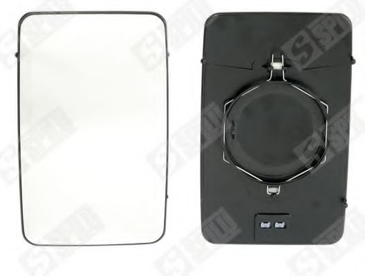 SPILU 11303 Зеркальное стекло,  наружное зеркало  для IVECO DAILY 3 фургон 29 L 10 5 (ALJA43A2, ALJA42A2, ALJA41A2)