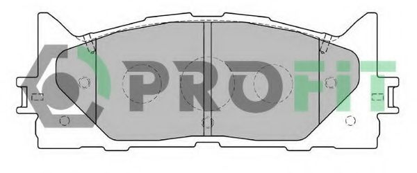 PROFIT 50002014 Тормозные колодки PROFIT 