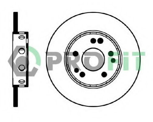PROFIT 50100124 Тормозные диски PROFIT для MERCEDES-BENZ
