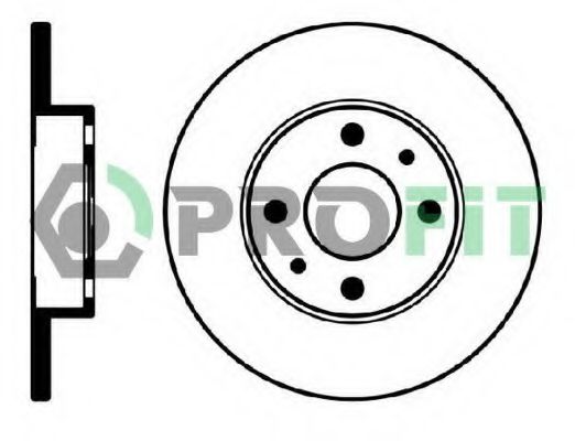 PROFIT 50100140 Тормозные диски для FIAT TIPO