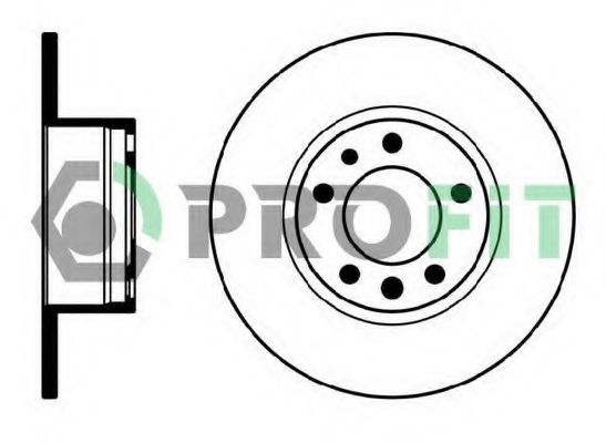 PROFIT 50100210 Тормозные диски PROFIT для BMW