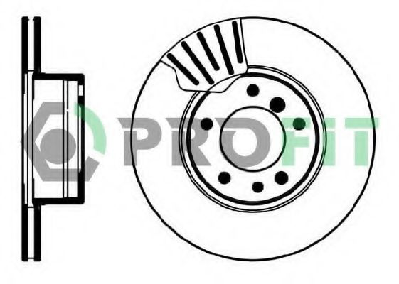 PROFIT 50100211 Тормозные диски PROFIT для BMW