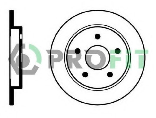 PROFIT 50100232 Тормозные диски PROFIT для LANCIA