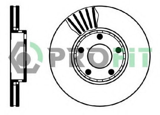 PROFIT 50100320 Тормозные диски PROFIT для AUDI