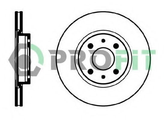 PROFIT 50100521 Тормозные диски для FIAT TIPO