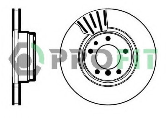 PROFIT 50100624 Тормозные диски PROFIT для BMW