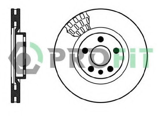 PROFIT 50100760 Тормозные диски PROFIT для FIAT