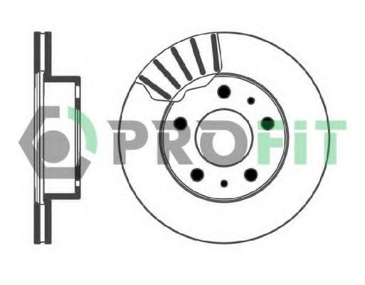 PROFIT 50100768 Тормозные диски PROFIT для FIAT