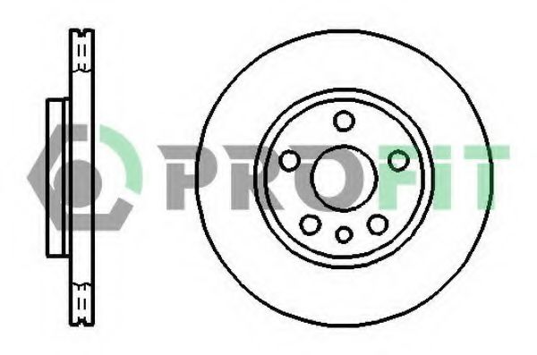 PROFIT 50100842 Тормозные диски PROFIT для FIAT