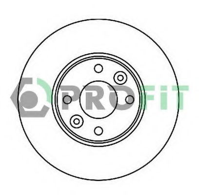 PROFIT 50101201 Тормозные диски PROFIT для RENAULT
