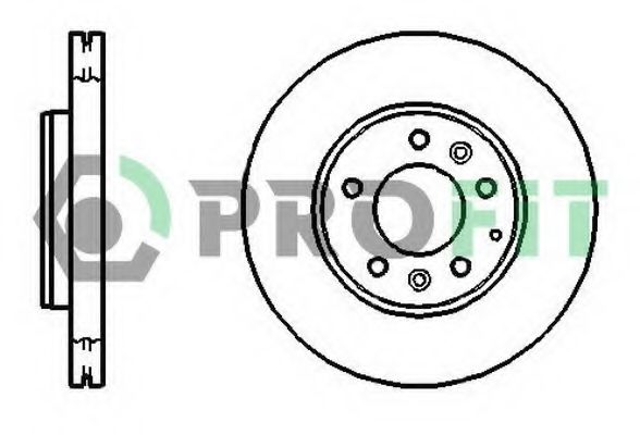 PROFIT 50101210 Тормозные диски PROFIT для MAZDA