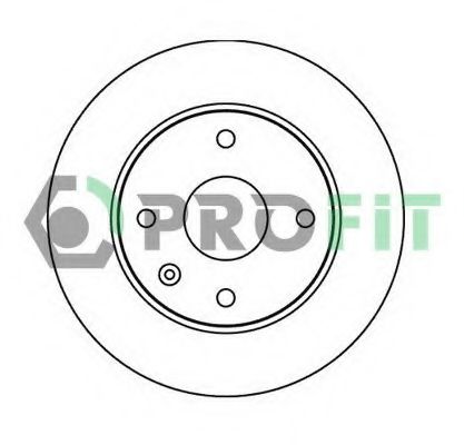 PROFIT 50101257 Тормозные диски PROFIT для CHEVROLET