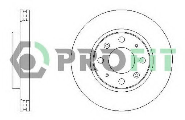 PROFIT 50101528 Тормозные диски PROFIT для KIA