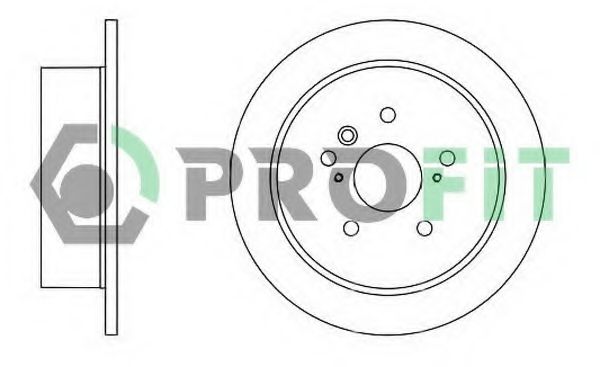 PROFIT 50101545 Тормозные диски PROFIT 