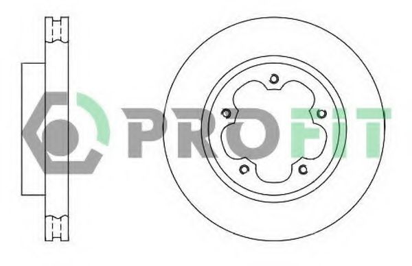 PROFIT 50101554 Тормозные диски PROFIT 