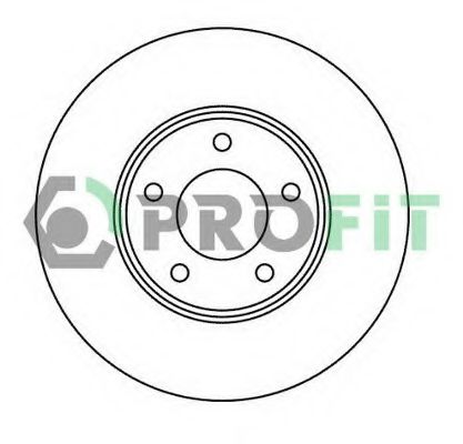 PROFIT 50102007 Тормозные диски PROFIT 