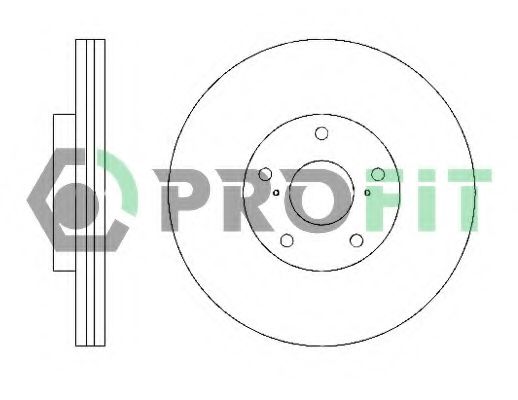 PROFIT 50101446 Тормозные диски PROFIT для TOYOTA