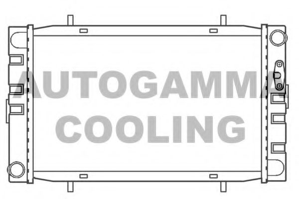 AUTOGAMMA 100071 Радиатор охлаждения двигателя для ROVER MONTEGO