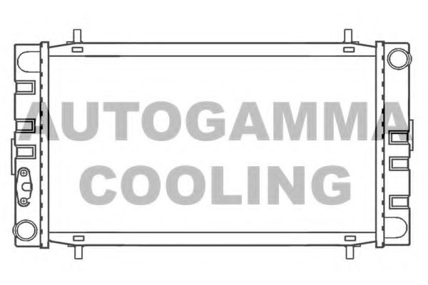 AUTOGAMMA 100072 Радиатор охлаждения двигателя AUTOGAMMA для ROVER
