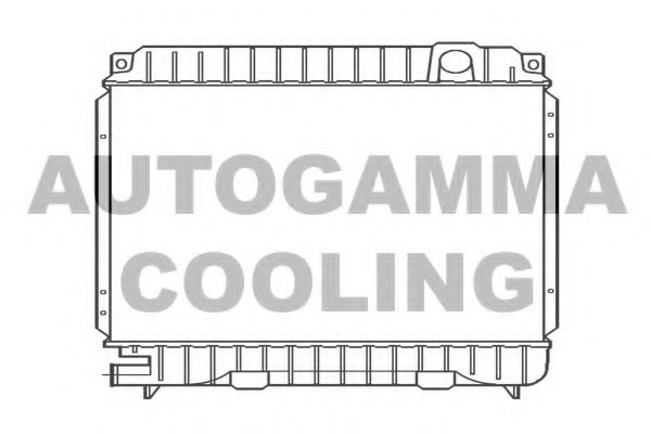 AUTOGAMMA 100084 Радиатор охлаждения двигателя AUTOGAMMA 