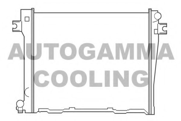 AUTOGAMMA 100098 Радиатор охлаждения двигателя AUTOGAMMA 