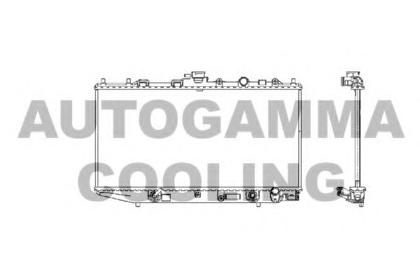 AUTOGAMMA 100420 Радиатор охлаждения двигателя AUTOGAMMA 