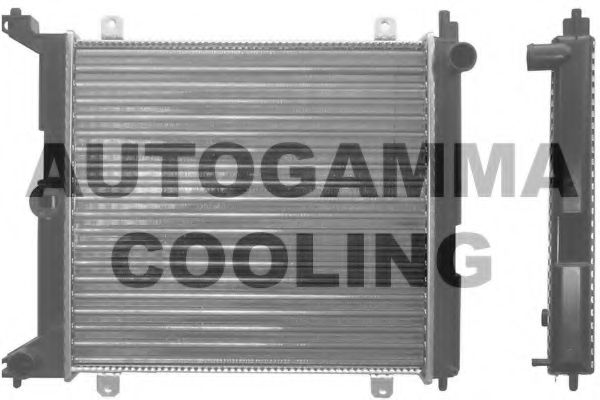 AUTOGAMMA 100423 Радиатор охлаждения двигателя AUTOGAMMA 
