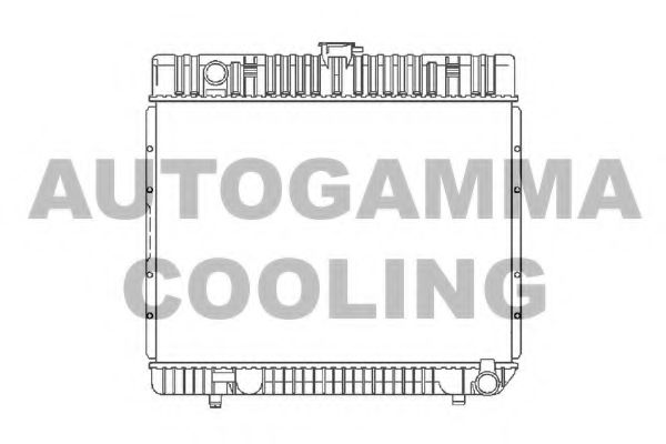AUTOGAMMA 100532 Радиатор охлаждения двигателя AUTOGAMMA 