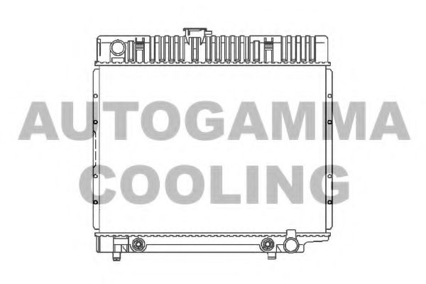 AUTOGAMMA 100535 Радиатор охлаждения двигателя AUTOGAMMA 