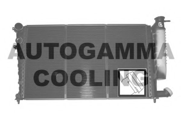 AUTOGAMMA 100756 Радиатор охлаждения двигателя AUTOGAMMA для PEUGEOT