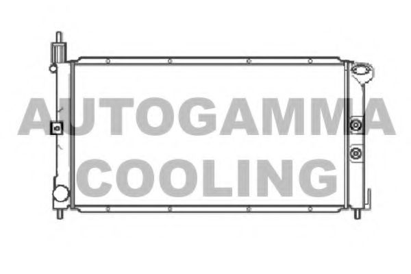 AUTOGAMMA 100921 Радиатор охлаждения двигателя для ROVER
