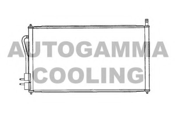 AUTOGAMMA 101230 Радиатор кондиционера для FORD