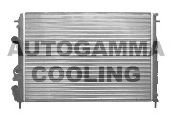 AUTOGAMMA 101418 Радиатор охлаждения двигателя AUTOGAMMA для DACIA