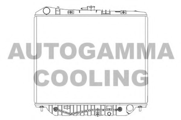 AUTOGAMMA 101448 Радиатор охлаждения двигателя для OPEL MONTEREY