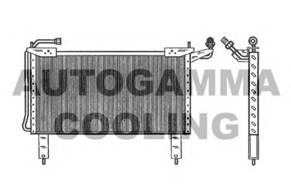 AUTOGAMMA 101578 Радиатор кондиционера AUTOGAMMA 