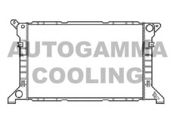 AUTOGAMMA 102085 Радиатор охлаждения двигателя для FORD TRANSIT TOURNEO
