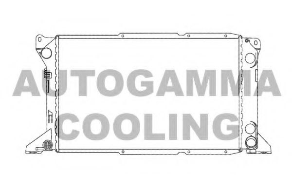 AUTOGAMMA 102088 Радиатор охлаждения двигателя AUTOGAMMA для FORD
