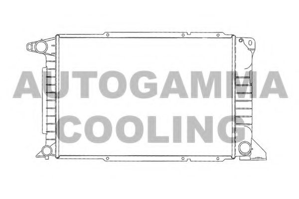 AUTOGAMMA 102092 Радиатор охлаждения двигателя AUTOGAMMA для FORD