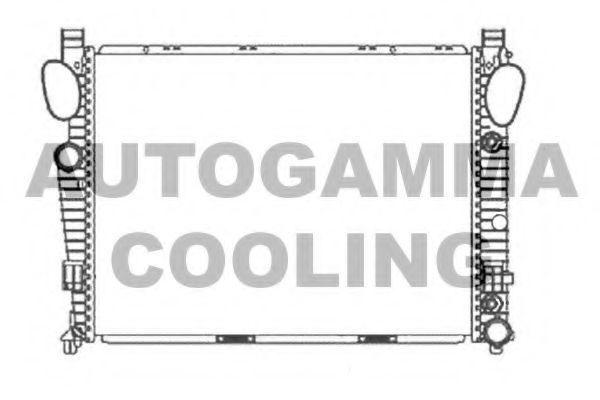 AUTOGAMMA 102169 Радиатор охлаждения двигателя для MERCEDES-BENZ CL-CLASS