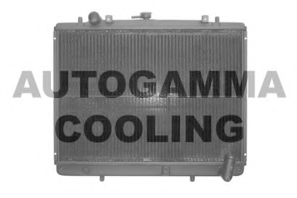 AUTOGAMMA 102211 Радиатор охлаждения двигателя для MITSUBISHI