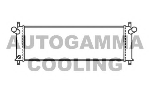 AUTOGAMMA 102277 Радиатор охлаждения двигателя для PORSCHE 911