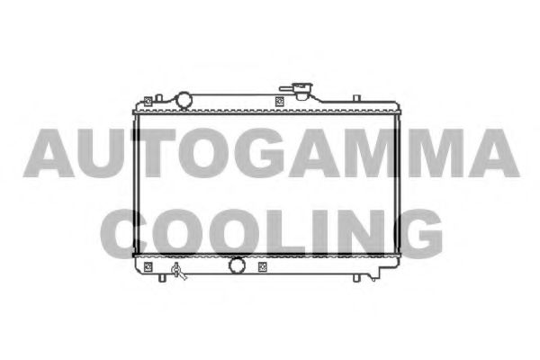 AUTOGAMMA 102320 Радиатор охлаждения двигателя для SUZUKI BALENO