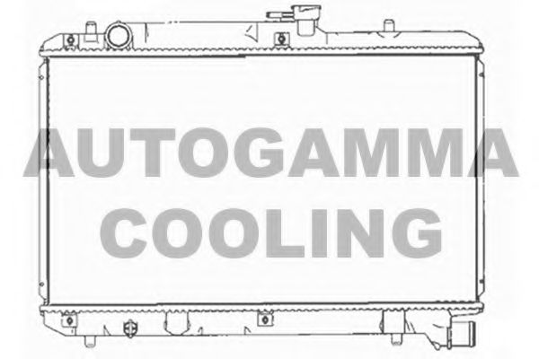 AUTOGAMMA 102324 Радиатор охлаждения двигателя для SUZUKI