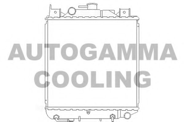 AUTOGAMMA 102340 Радиатор охлаждения двигателя для SUZUKI